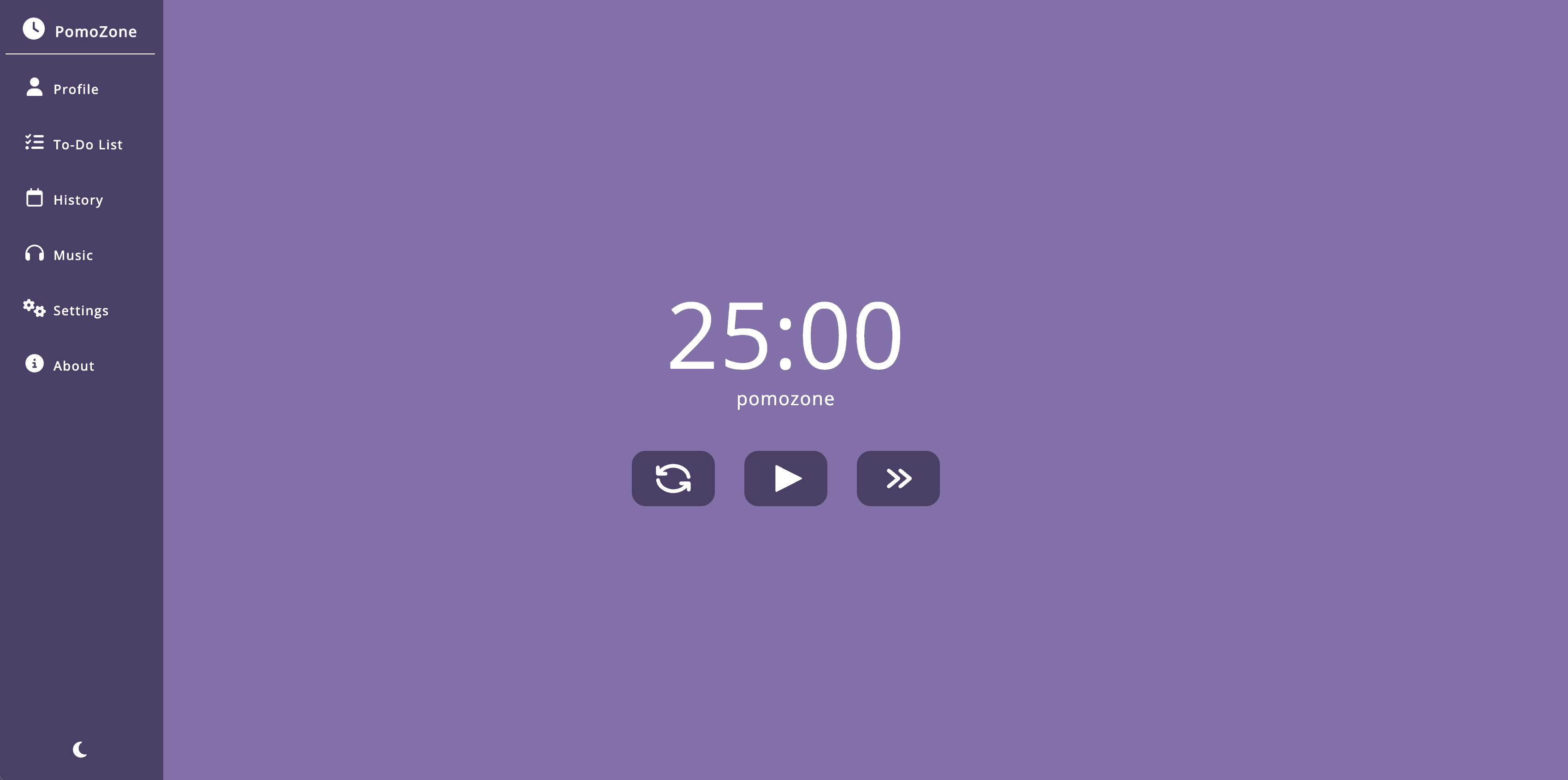 PomoZone screenshot 1